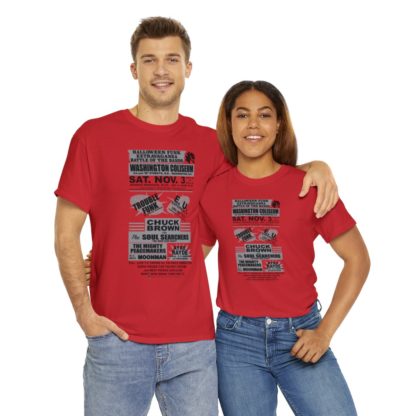 *Tee – Battle Of The Bands – Washington Coliseum – Trouble, EU, Chuck & Ayre Rayde – Grey Print on 12 Color Options - Image 8