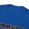 *Tee – No. 10 Police Boys & Girls Club – Trouble Funk, Ayre Rayde – Grey Print on 12 Color Options - Image 9