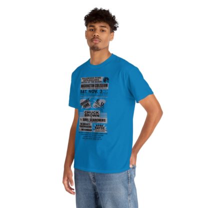 *Tee – Battle Of The Bands – Washington Coliseum – Trouble, EU, Chuck & Ayre Rayde – Grey Print on 12 Color Options - Image 77