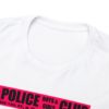 *Tee – No. 10 Police Boys & Girls Club – Trouble Funk, Ayre Rayde – Magenta Print on 4 Color Options - Image 9