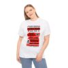 *Tee – SE Gardens – RE, AM-FM, Reality & Mighty Groovers – Red Print on 4 Color Options - Image 3