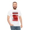 *Tee – SE Gardens – RE, AM-FM, Reality & Mighty Groovers – Red Print on 4 Color Options - Image 4