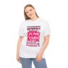 *Tee – Pomonkey Ball Diamond – Junk Yard – Magenta Print (White Letters) on 4 Color Options - Image 3