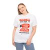 *Tee – No. 10 Police Boys & Girls Club – Trouble Funk, Ayre Rayde – Orange Print (White Letters) on 4 Color Options - Image 3