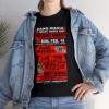 *Tee – SE Gardens – RE, AM-FM, Reality & Mighty Groovers – Red Print on 4 Color Options - Image 9