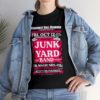 *Tee – Pomonkey Ball Diamond – Junk Yard – Magenta Print (White Letters) on 4 Color Options - Image 7