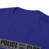 *Tee – No. 10 Police Boys & Girls Club – Trouble Funk, Ayre Rayde – Grey Print on 12 Color Options - Image 90