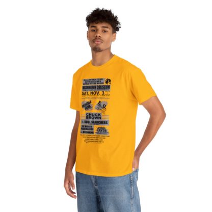 *Tee – Battle Of The Bands – Washington Coliseum – Trouble, EU, Chuck & Ayre Rayde – Grey Print on 12 Color Options - Image 32