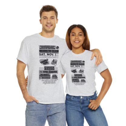 *Tee – Battle Of The Bands – Washington Coliseum – Trouble, EU, Chuck & Ayre Rayde – Grey Print on 12 Color Options - Image 26