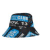 *Bucket Hat – No. 10 Police Boys & Girls Club – Trouble Funk, Ayre Rayde – Light Blue Print - Image 2
