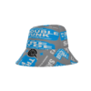 *Bucket Hat – No. 10 Police Boys & Girls Club – Trouble Funk, Ayre Rayde – Light Blue Print - Image 5