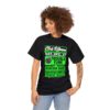 *Tee – Club Lebaron – Trouble Funk & Ovation – Apple Green Print on 4 Color Options - Image 2