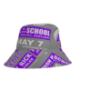 *Bucket Hat – Oxon Hill HS – Rare Essence – Electric Purple Print on 3 Color Options - Image 6