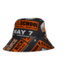 *Bucket Hat – Oxon Hill HS – Rare Essence – Orange Print on 3 Color Options - Image 2