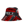 *Bucket Hat – Oxon Hill HS – Rare Essence – Red Print on 3 Color Options - Image 4
