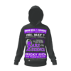 *Hoodie – Oxon Hill High School – Rare Essence – Electric Purple Print on 3 Color Options - Image 3