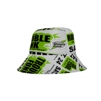 *Bucket Hat – Roosevelt High School – Trouble Funk, Redds & The Boys, Petworth – Apple Green Print on 2 Color Options