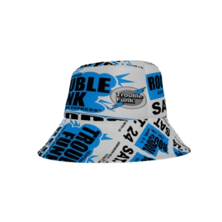 *Bucket Hat – Roosevelt High School – Trouble Funk, Redds & The Boys, Petworth – Sky Blue Print on 2 Color Options