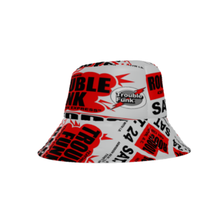 *Bucket Hat – Roosevelt High School – Trouble Funk, Redds & The Boys, Petworth – Red Print on 2 Color Options
