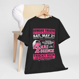 *Tee – Howard Theatre – Rare Essence – Pink Print on 4 Color Options w/OSGOGO Logo