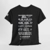 *Tee – RSVP – Chuck – Black Print (White Letters) on 12 Color Options w/OSGOGO Logo - Image 7