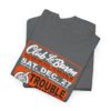 *Tee – Club Lebaron – Trouble Funk & Ovation – Orange Print on 4 Color Options w/OSGOGO Logo - Image 33
