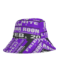 *Bucket Hat – Panorama Room – EU, Benny, Hot Cold Sweat – Electric Purple Print on 3 Color Options - Image 4