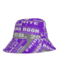 *Bucket Hat – Panorama Room – EU, Benny, Hot Cold Sweat – Electric Purple Print on 3 Color Options - Image 6