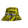 *Bucket Hat – Panorama Room – EU, Benny, Hot Cold Sweat – Yellow Print on 3 Color Options - Image 2