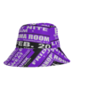 *Bucket Hat – Panorama Room – EU, Benny, Hot Cold Sweat – Electric Purple Print on 3 Color Options - Image 2