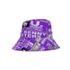 *Bucket Hat – Panorama Room – EU, Benny, Hot Cold Sweat – Electric Purple Print on 3 Color Options - Image 5