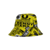 *Bucket Hat – Panorama Room – EU, Benny, Hot Cold Sweat – Yellow Print on 3 Color Options - Image 3