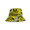 *Bucket Hat – Panorama Room – EU, Benny, Hot Cold Sweat – Yellow Print on 3 Color Options - Image 5