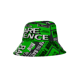 *Bucket Hat – Panorama Room – Rare Essence – Green Print on 3 Color Options