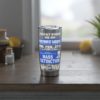 20oz Tumbler – NW Gardens – Mass Extinction – Stinky Blue Print (White Letters) - Collector Item! - Image 5