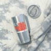 20oz Tumbler – OSGOGO – Orange & White Print - Collector Item! - Image 6