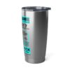 20oz Tumbler – Oxon Hill HS – Rare Essence– Aqua Print – Collector Item! - Image 4