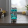 20oz Tumbler – Oxon Hill HS – Rare Essence– Aqua Print – Collector Item! - Image 5