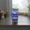 20oz Tumbler – Cheriy’s – Trouble Funk, Ayre Rayde, Petworth & Physical Wundors– Purple, Blue & Light Blue Print (White Letters) – Collector Item! - Image 5