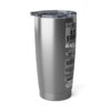 20oz Tumbler – RFK – RE, Chuck, Lil Benny, Junk Yard, Prophecy, Hot Cold Sweat– Grey Print – Collector Item! - Image 3