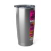 20oz Tumbler – RFK – RE, Chuck, Lil Benny, Junk Yard, Prophecy, Hot Cold Sweat– Pink & Orange Print – Collector Item! - Image 3