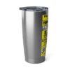 20oz Tumbler – Panorama Room – EU, Benny, Hot Cold Sweat– Yellow Print – Collector Item! - Image 3