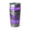 20oz Tumbler – Oxon Hill HS – Rare Essence– Purple Print – Collector Item!