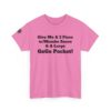 *Tee – GoGo Pocket - No Front Logo – 3 Piece w/Mumbo Sauce – Black Print on 12 Color Options w/OSGOGO Logo - Image 301