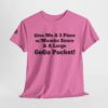 *Tee – GoGo Pocket - No Front Logo – 3 Piece w/Mumbo Sauce – Black Print on 12 Color Options w/OSGOGO Logo - Image 304