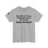 *Tee – GoGo Pocket - No Front Logo – 3 Piece w/Mumbo Sauce – Black Print on 12 Color Options w/OSGOGO Logo - Image 85