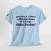 *Tee – GoGo Pocket - No Front Logo – 3 Piece w/Mumbo Sauce – Black Print on 12 Color Options w/OSGOGO Logo - Image 223