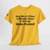 *Tee – GoGo Pocket - No Front Logo – 3 Piece w/Mumbo Sauce – Black Print on 12 Color Options w/OSGOGO Logo - Image 169