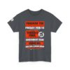 *Tee – Paragon II – Trouble Funk, Government Issue & Grand Mal – Orange Fire Print on 4 Color Options w/OSGOGO Logo - Image 85