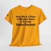*Tee – GoGo Pocket - No Front Logo – 3 Piece w/Mumbo Sauce – Black Print on 12 Color Options w/OSGOGO Logo - Image 115
